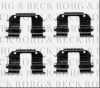 BORG & BECK BBK1233 Accessory Kit, disc brake pads